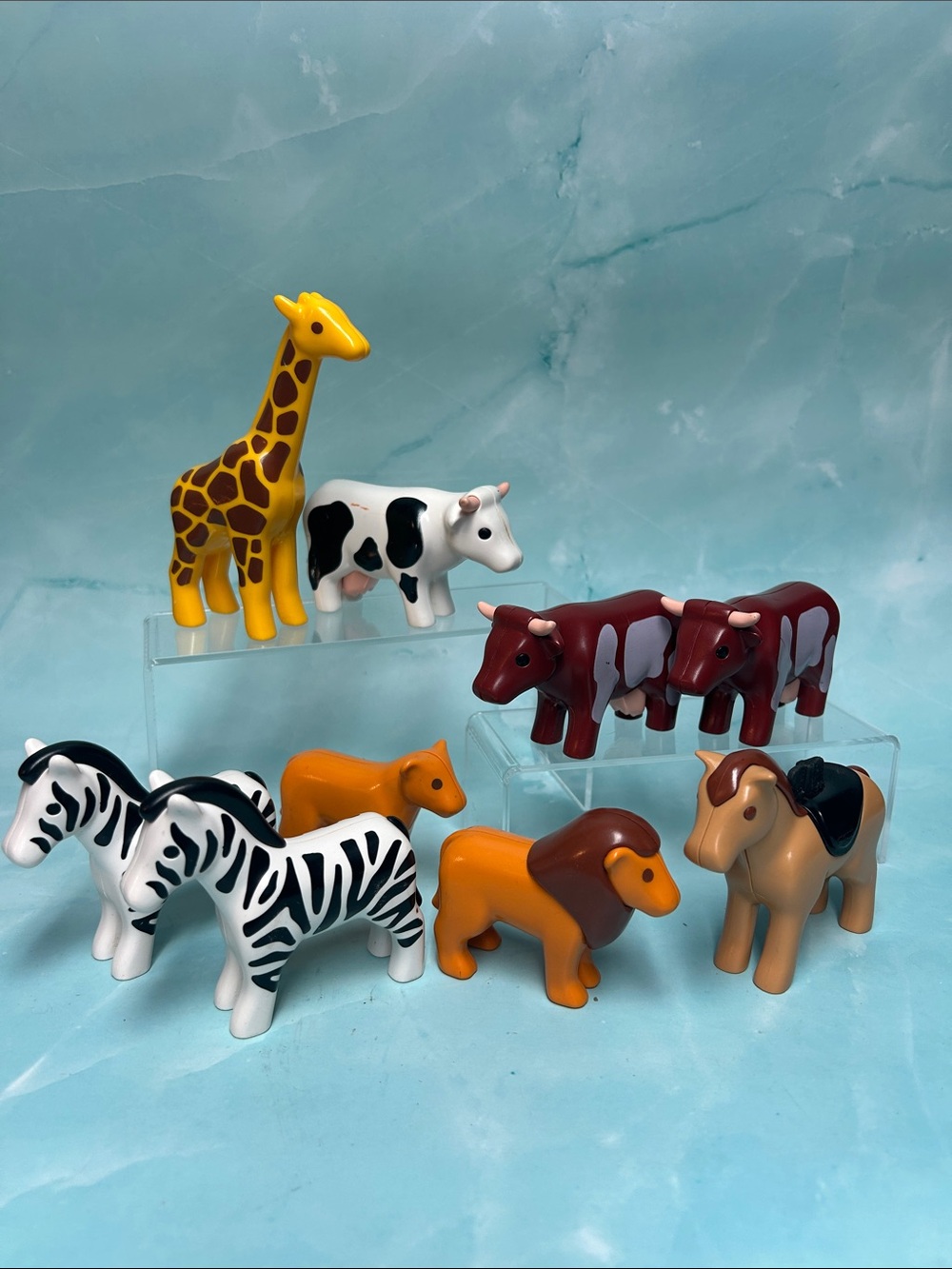 Playmobil 123 Noah's Arc Animal Lot of 9 pcs